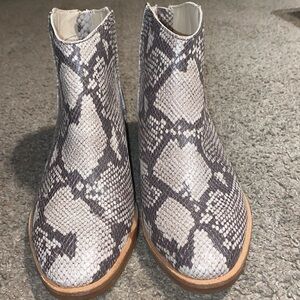 DOLCE VITA Snake Print Stella Booties